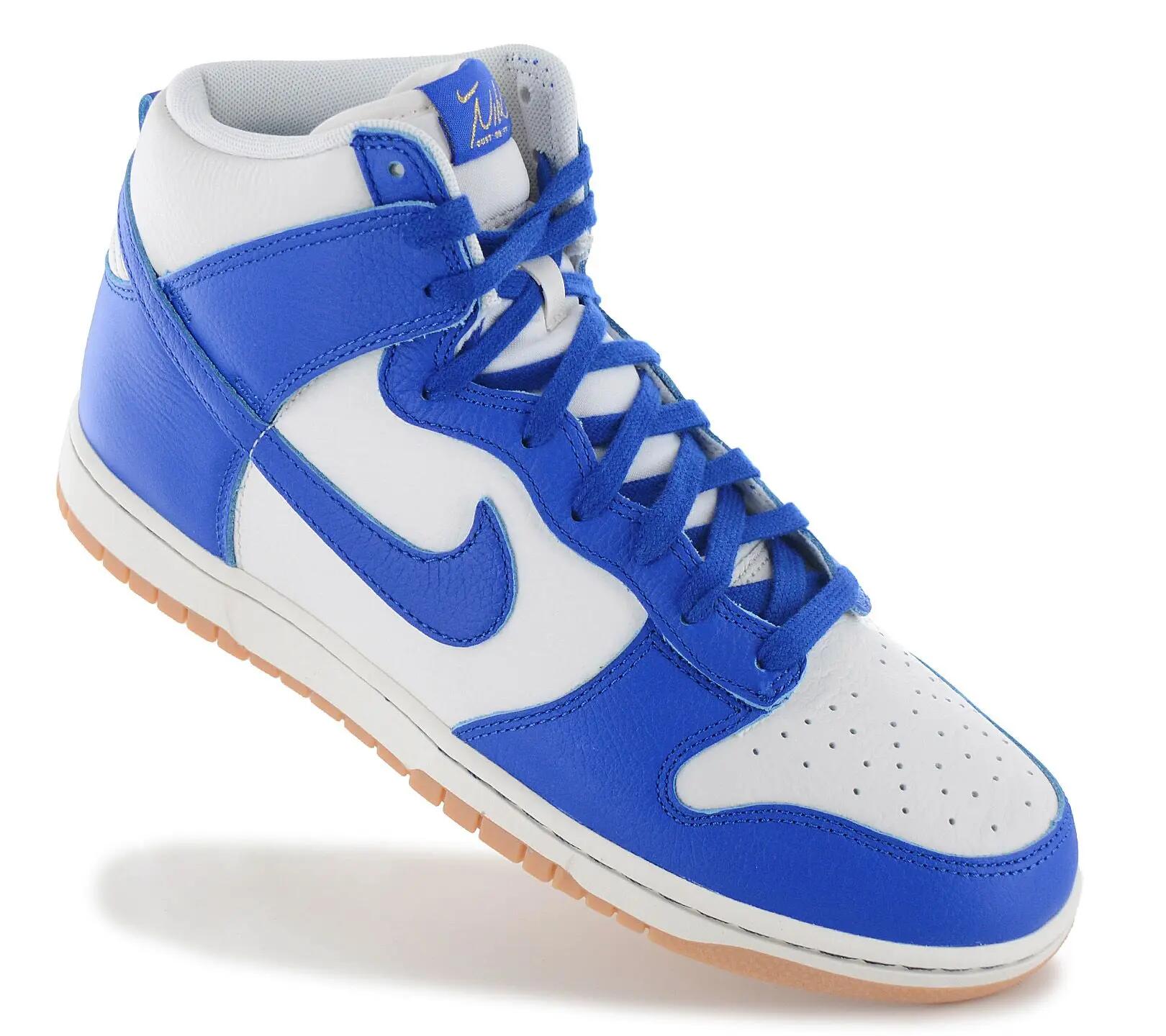 Męskie - Nike Dunk Hi Retro Se - Fv6612-001 - Niebieski 2/6