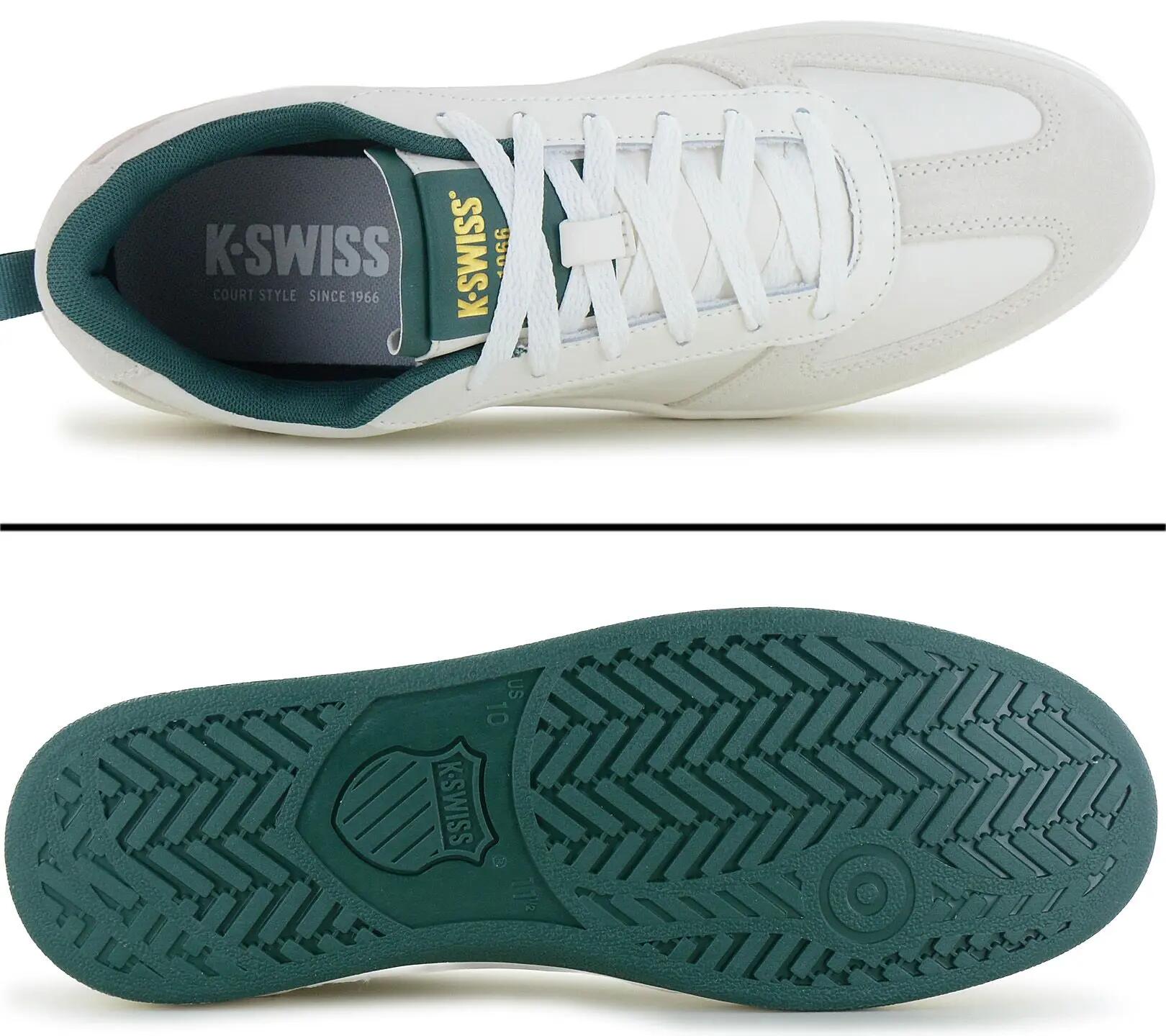 Herren - K-Swiss Court Varsity - 04734-180-M - Weiß 4/6