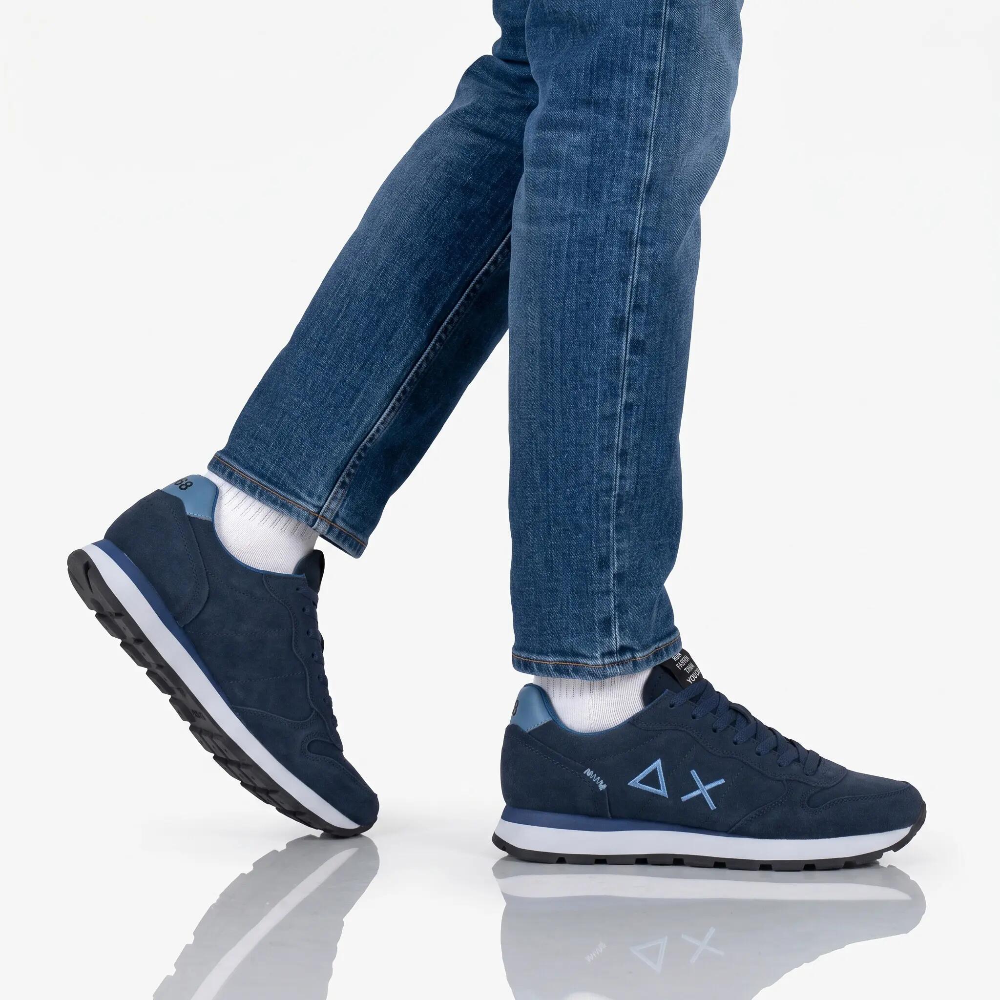 Uomo - Sun68 Tom Suede - Z46106-07 - Blu 5/6