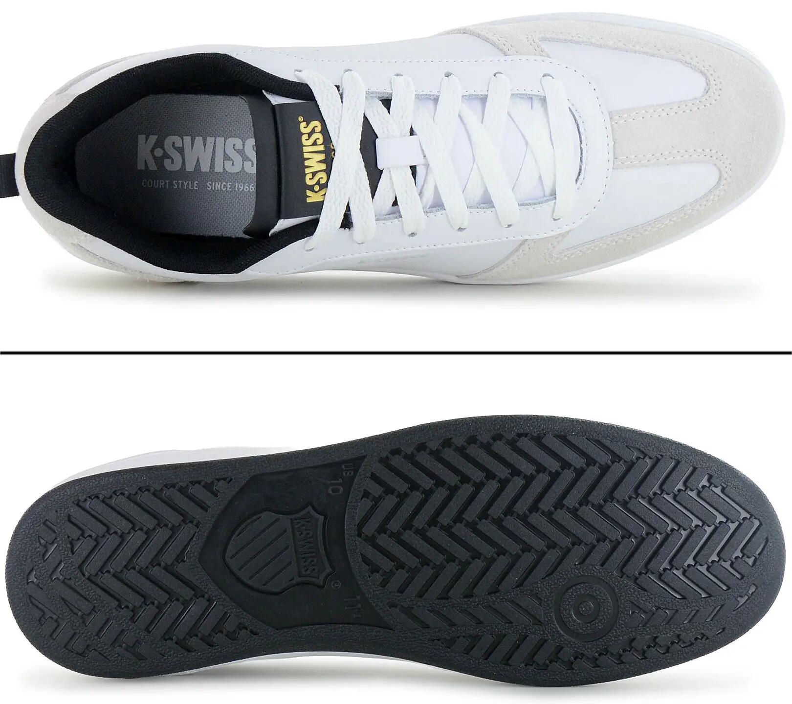 Herren - K-Swiss Court Varsity - 04734-175-M - Weiß 4/6