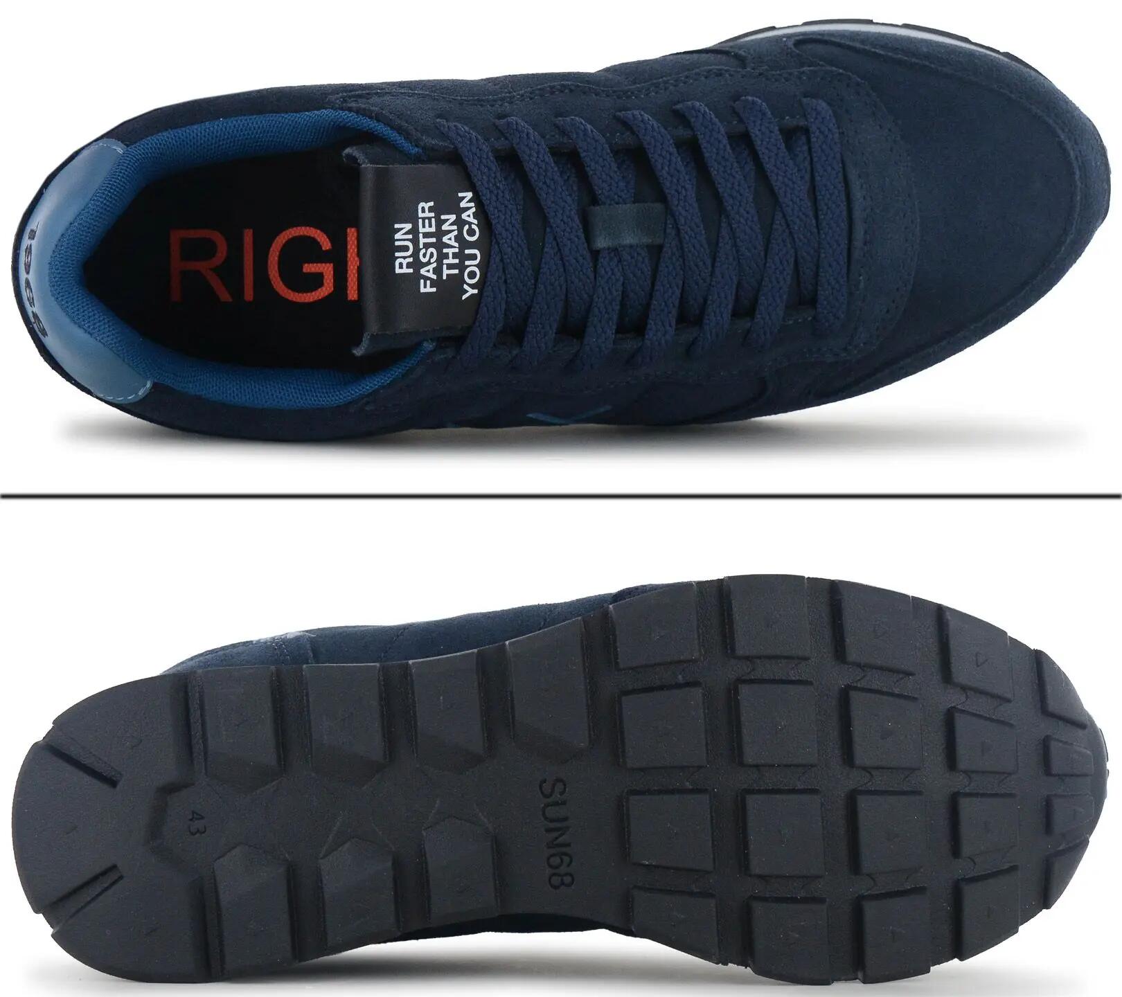 Uomo - Sun68 Tom Suede - Z46106-07 - Blu 4/6