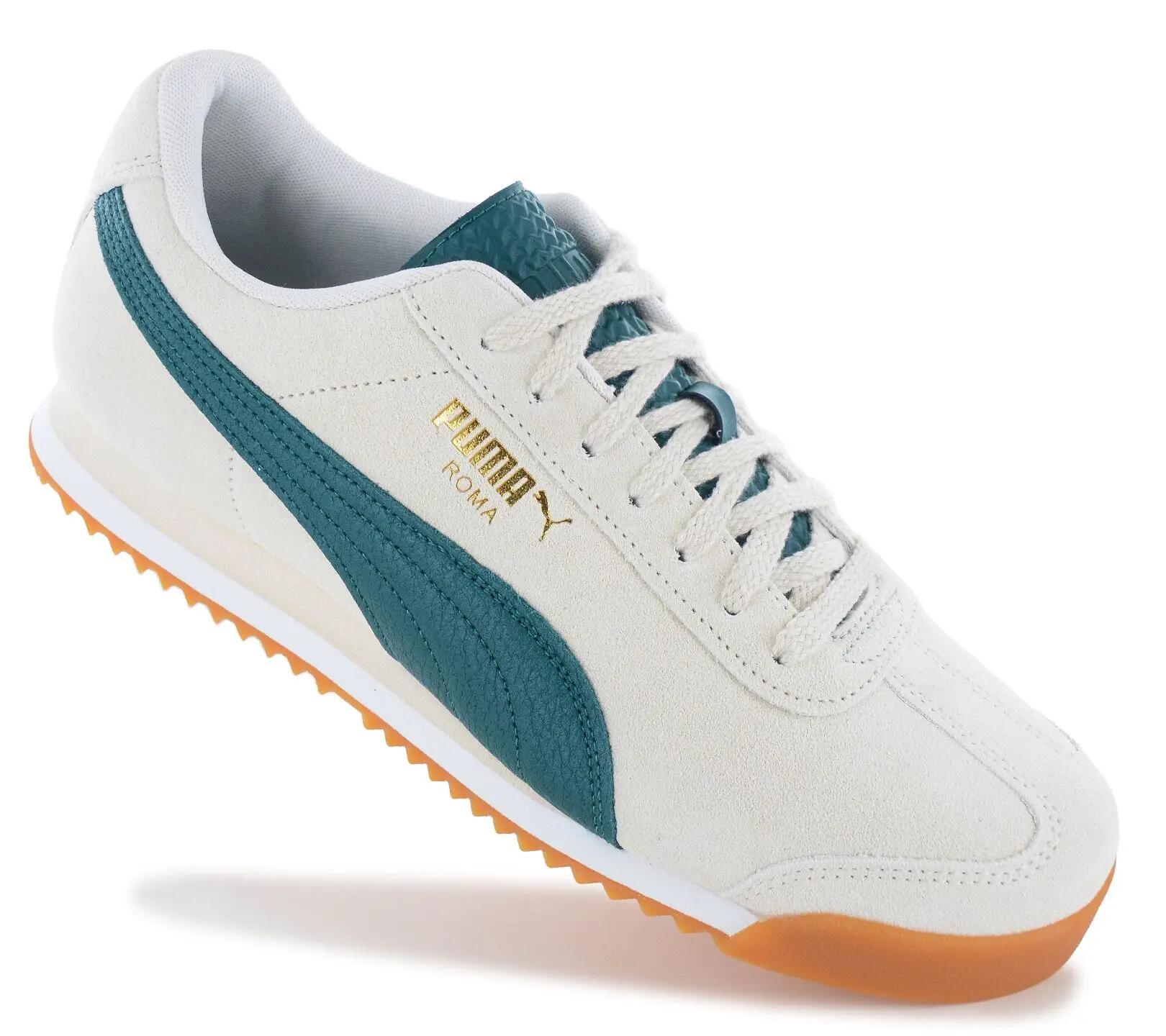 Homme - Puma Roma Suede - 398635-02 - Blanc 2/6
