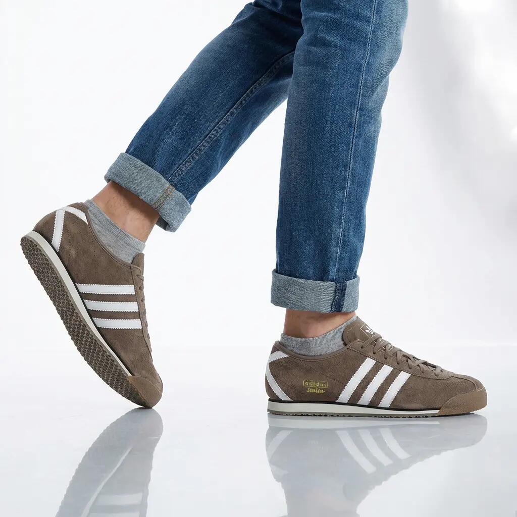 Uomo - Adidas Italia 70s - Js1342 - Marrone 5/6
