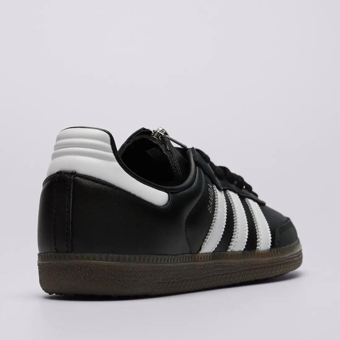 BUTY SPORTOWE UNISEX SKÓRZANE Z ZAMKIEM CZARNE ADIDAS SAMBA OG 38 3/7