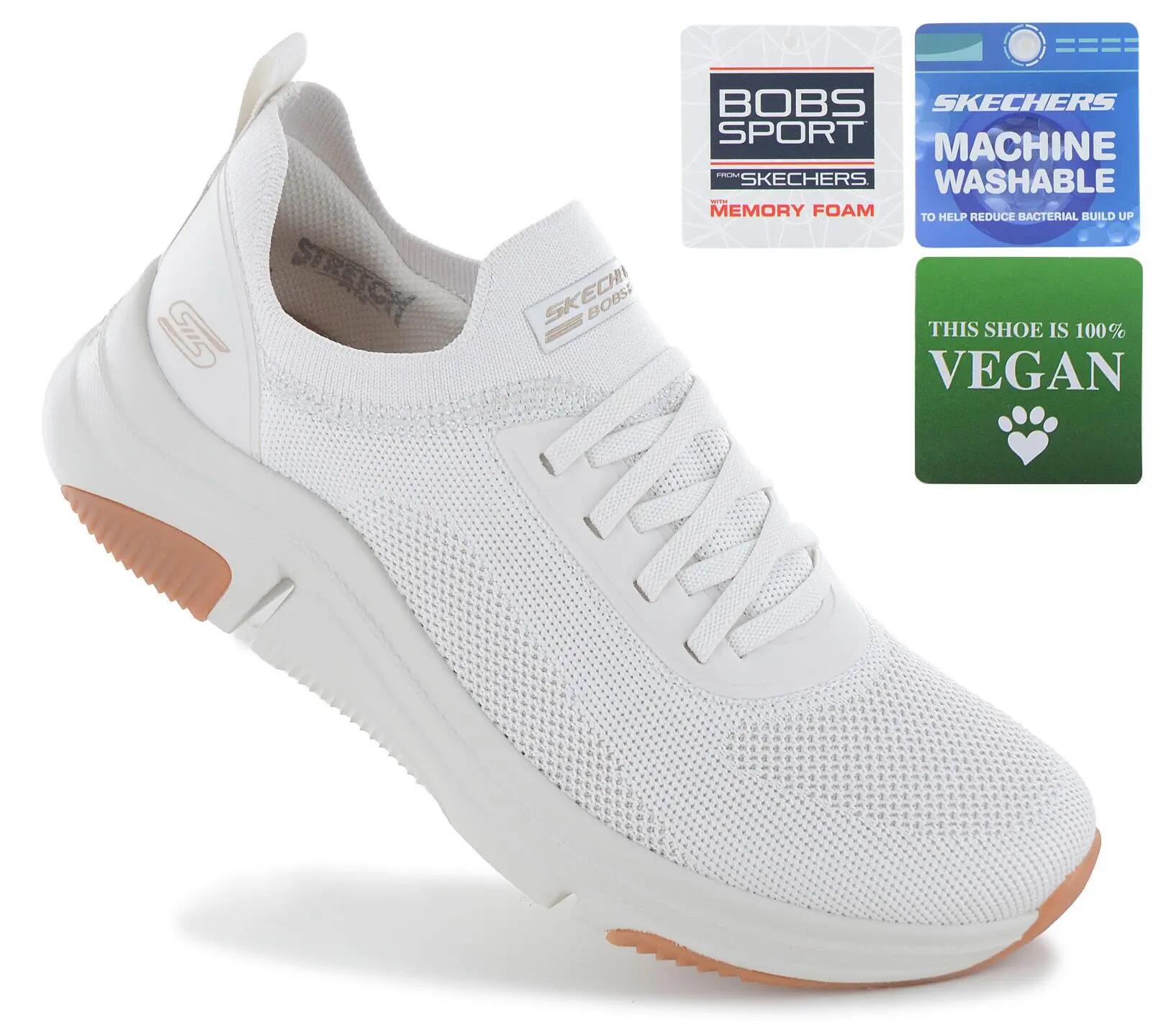 Mujer - Skechers Bobs Sparrow Flex - 117580-Ofwht - Blanco 2/6