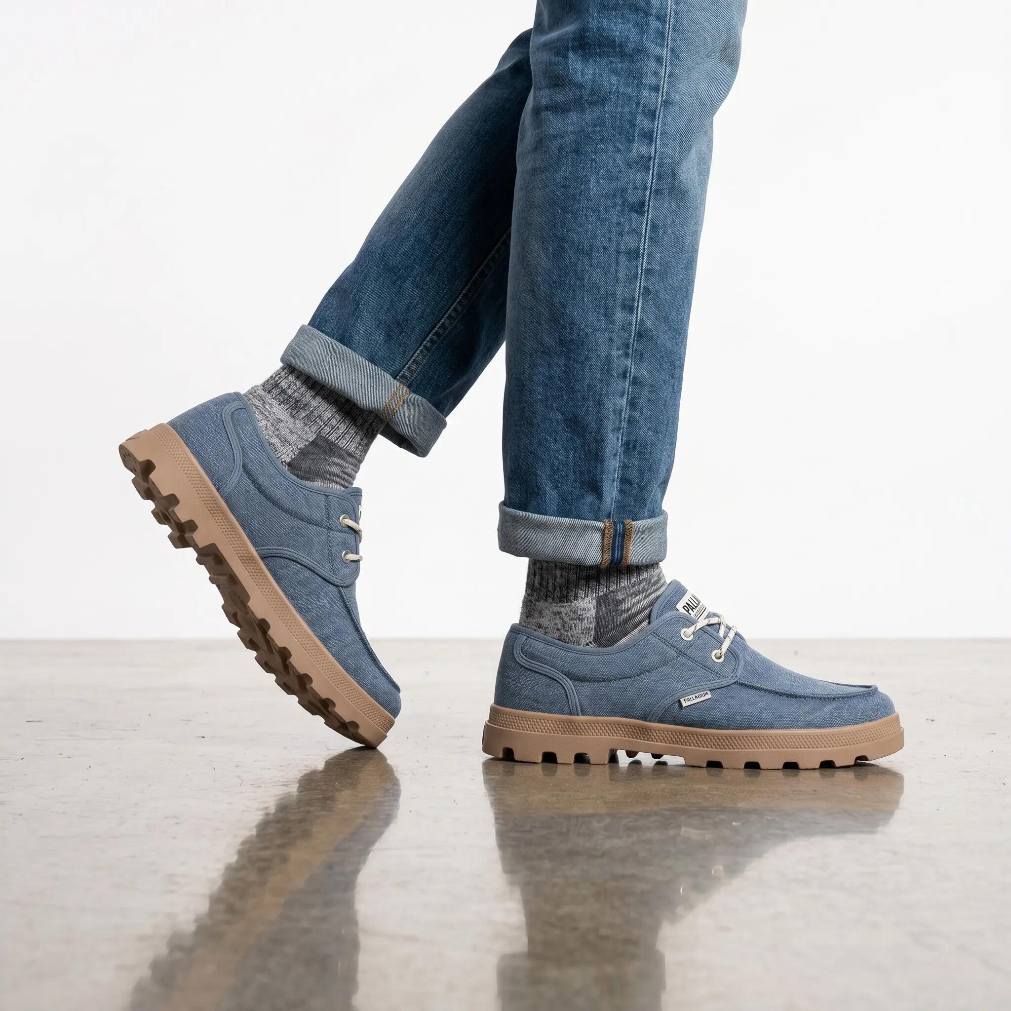 Heren - Palladium Dunelite Moc Cush - 04660-481-M - Blauw 5/6