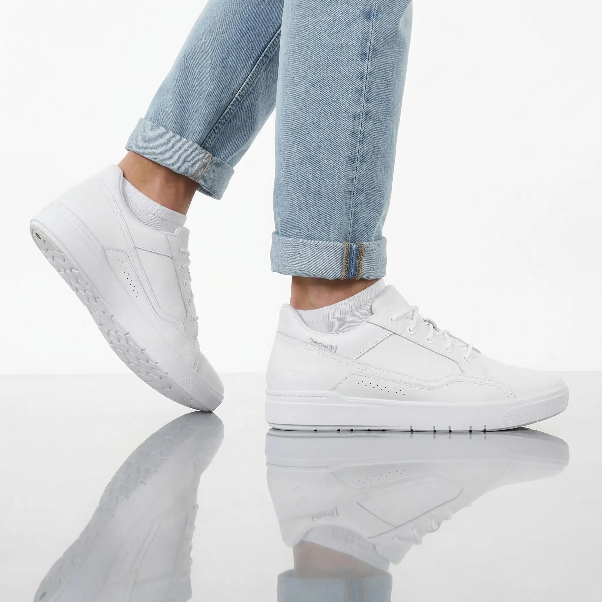 Homem - Timberland Allston Low Lace Up Sneaker - Tb0a65t5-Em2 - Branco 5/6