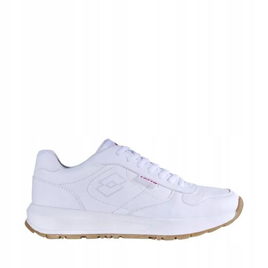 BUTY DAMSKIE MĘSKIE SPORTOWE LOTTO STRAIGHT 1111 CZARNE SNEAKERSY 36