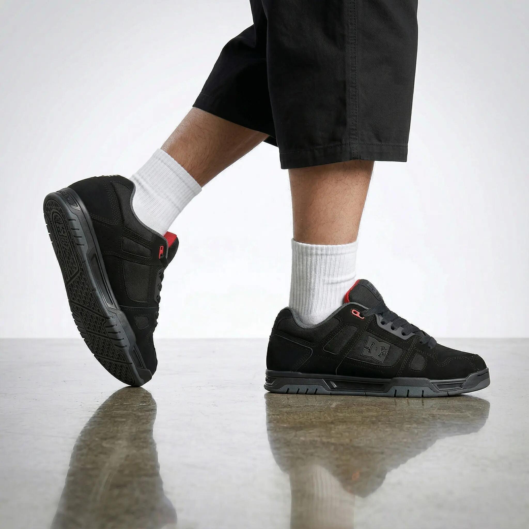 Męskie - Dc Shoes Stag - 320188-Byr - Czarny 5/6