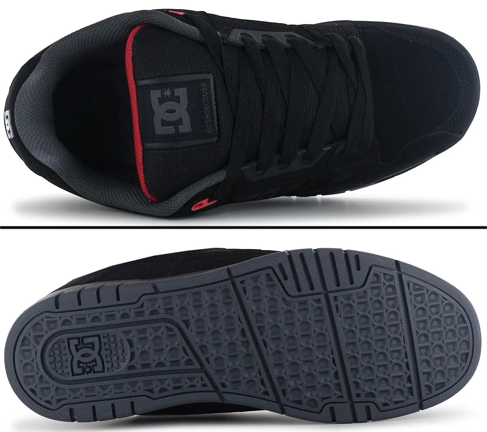 Męskie - Dc Shoes Stag - 320188-Byr - Czarny 4/6