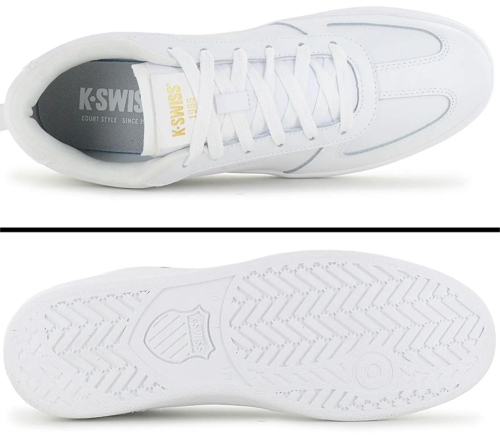Herren - K-Swiss Court Varsity - 04734-157-M - Weiß 4/6
