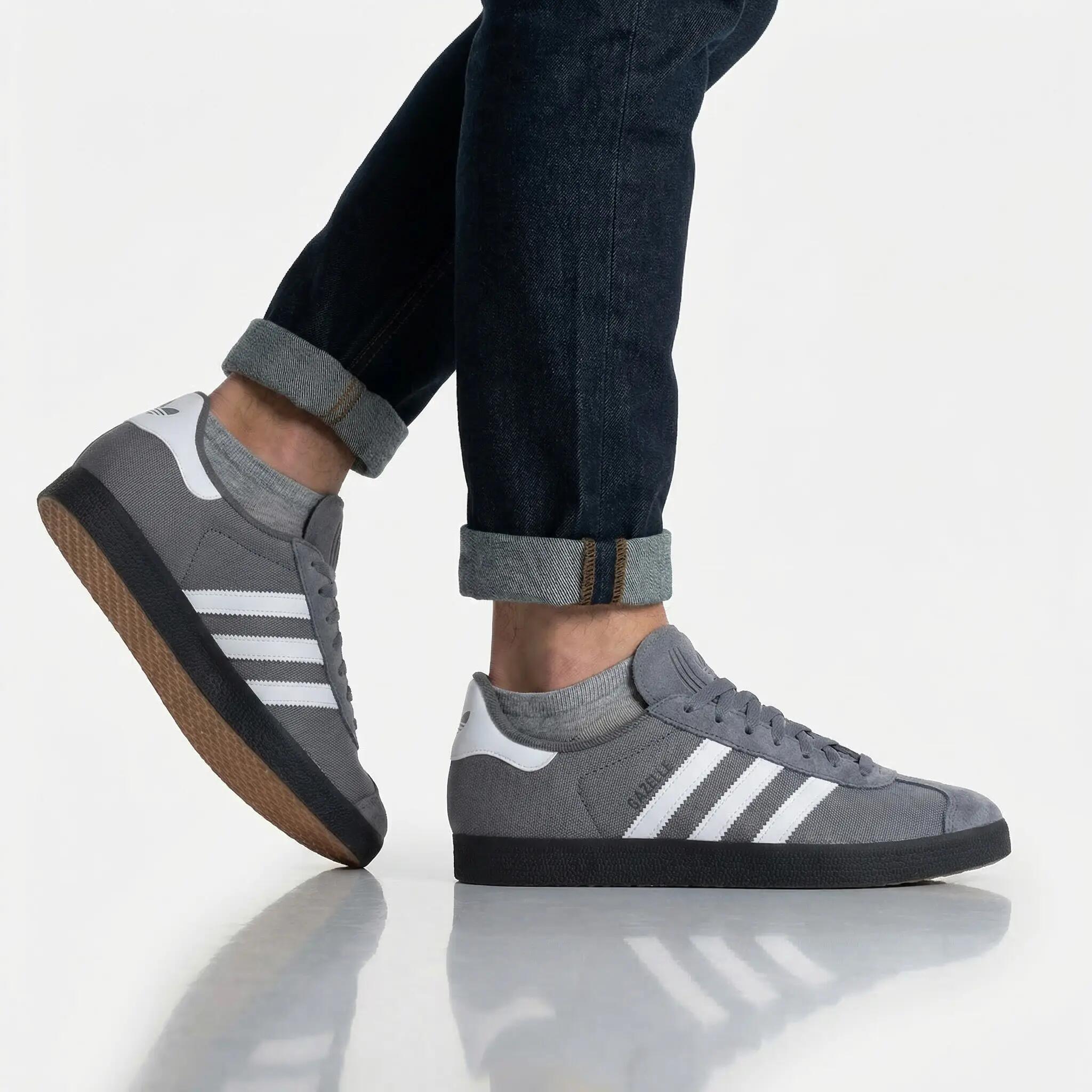 Uomo - Adidas Gazelle - JR6294 - Grigio 5/6