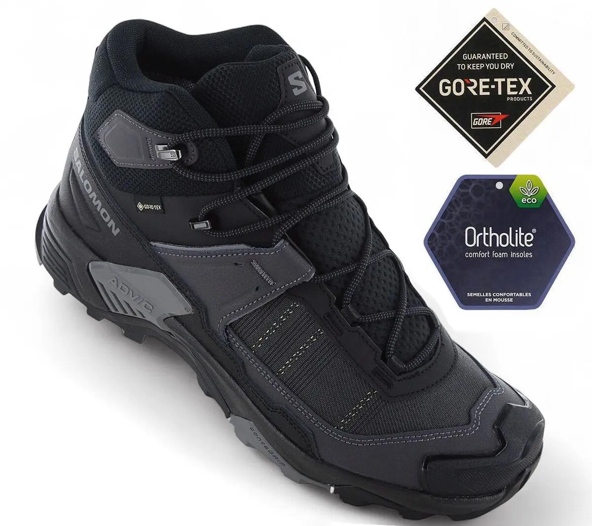 Homme - Salomon X Ultra 5 Mid Gtx - 477542 - Noir 2/6