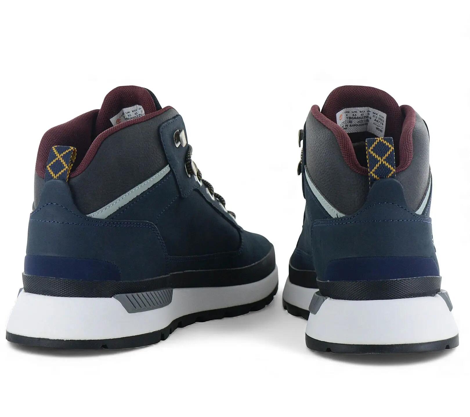 Męskie - Timberland Field Trekker Mid Lace Sneaker - Tb0a652z-019 - Niebieski 3/6