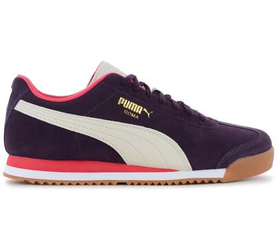 Uomo - Puma Roma Suede - 398635-01 - Rosso