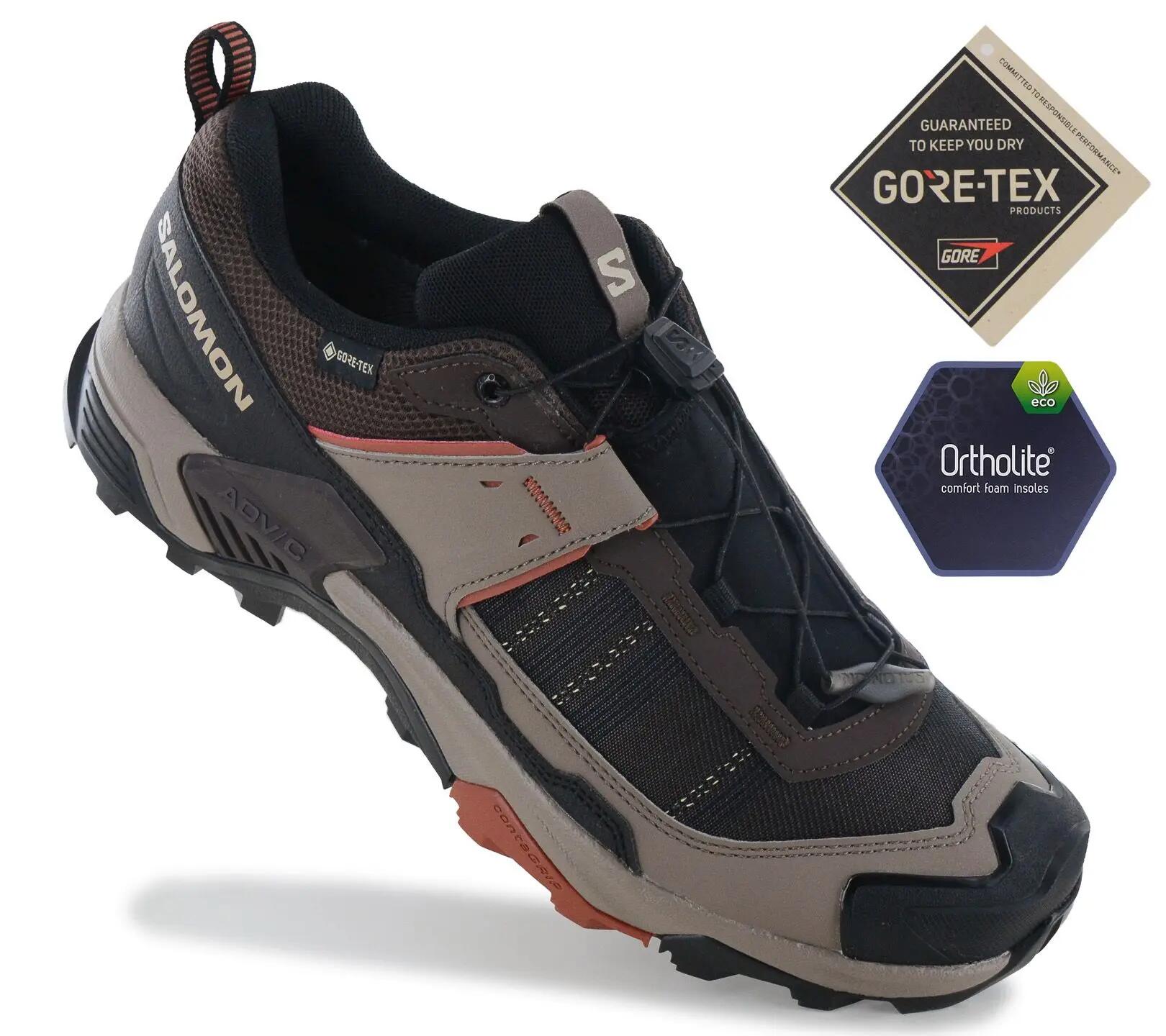 Męskie - Salomon X Ultra 5 Gtx - 491027 - Brązowe 2/6