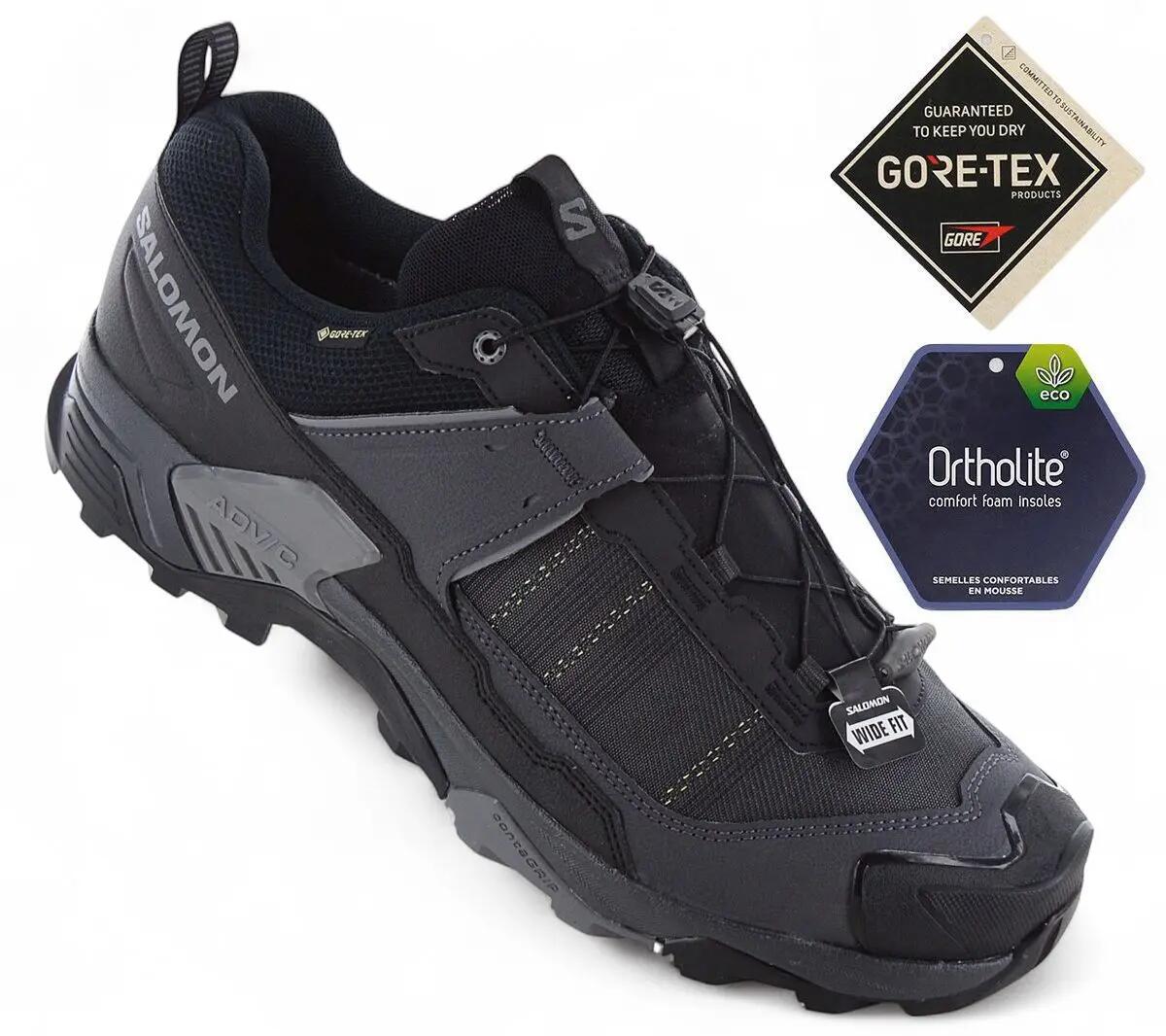 Herren - Salomon X Ultra 5 Wide Gtx - 477274 - Schwarz 2/6
