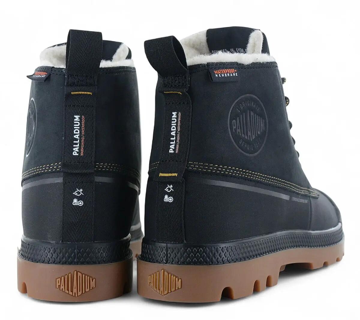 Homme - Palladium Pampa Duck Wl Wp+ - 79547-008-M - Noir 3/6