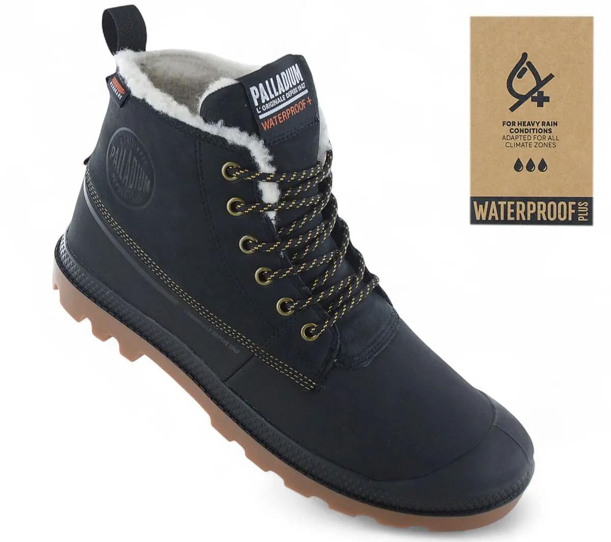 Homme - Palladium Pampa Duck Wl Wp+ - 79547-008-M - Noir 2/6