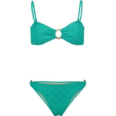 Badmode - zwemmen - dames - bikini bandeau - groen