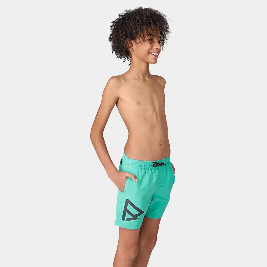Bañador - Natación - Niños - Short elástico, Hyperdry - WT - Verde claro 5/6