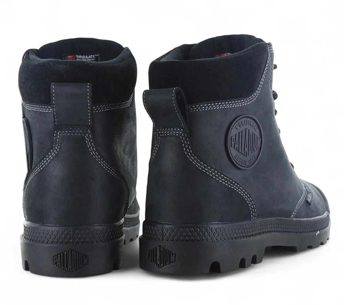 Herren - Palladium Pampa Sc Thins Wp+ - 79546-008-M - Schwarz 3/6
