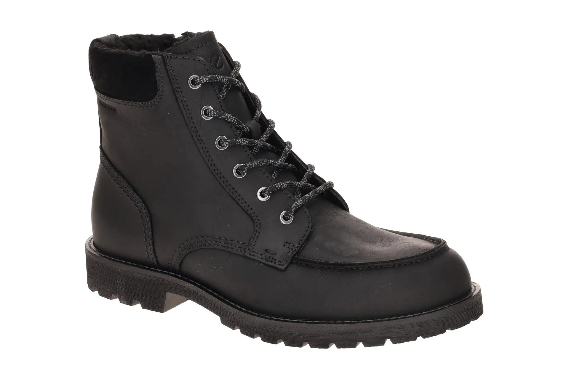 Ecco Charlestown Winter Stiefel schwarz Boots Wasserdicht 535304 1/7