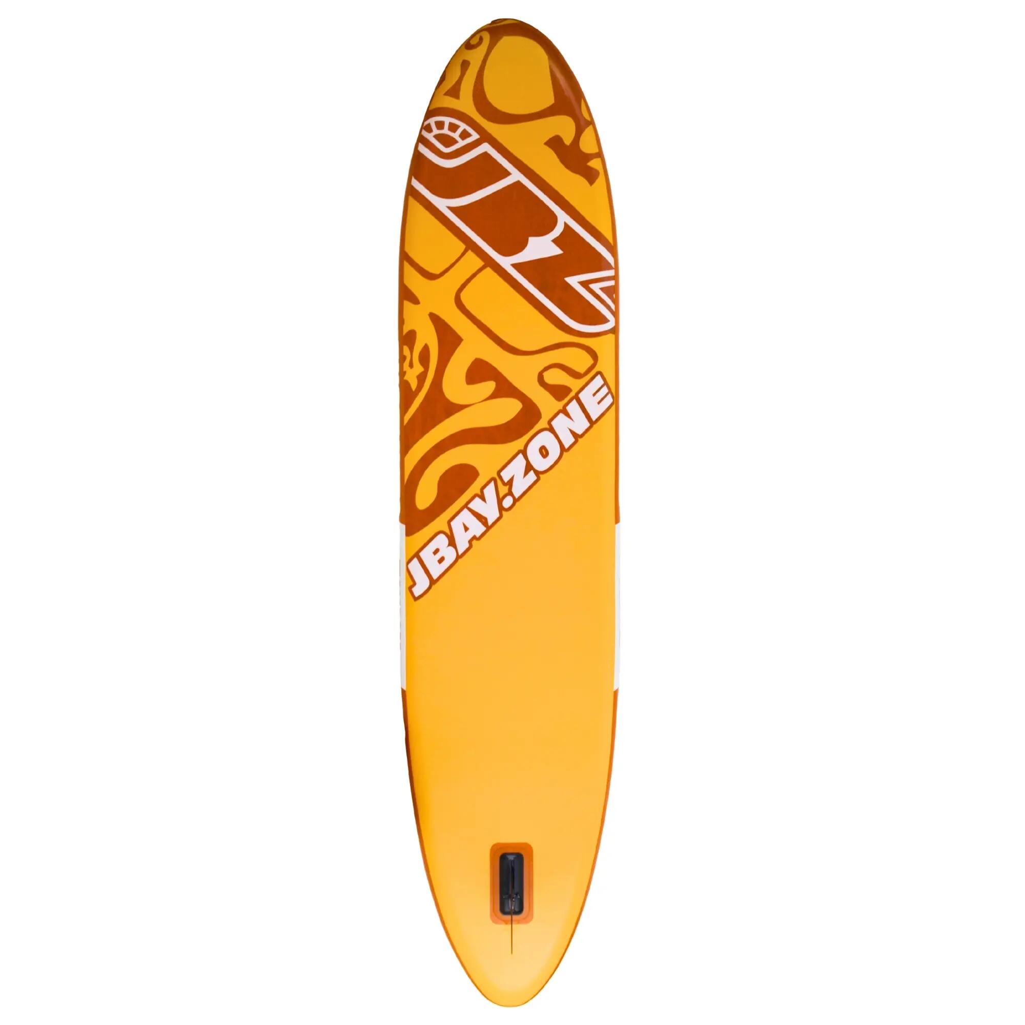 Aufblasbares SUP-Board All-Round 10'10'' 76cm breit Komplett-Set, gelb/weiß 7/10