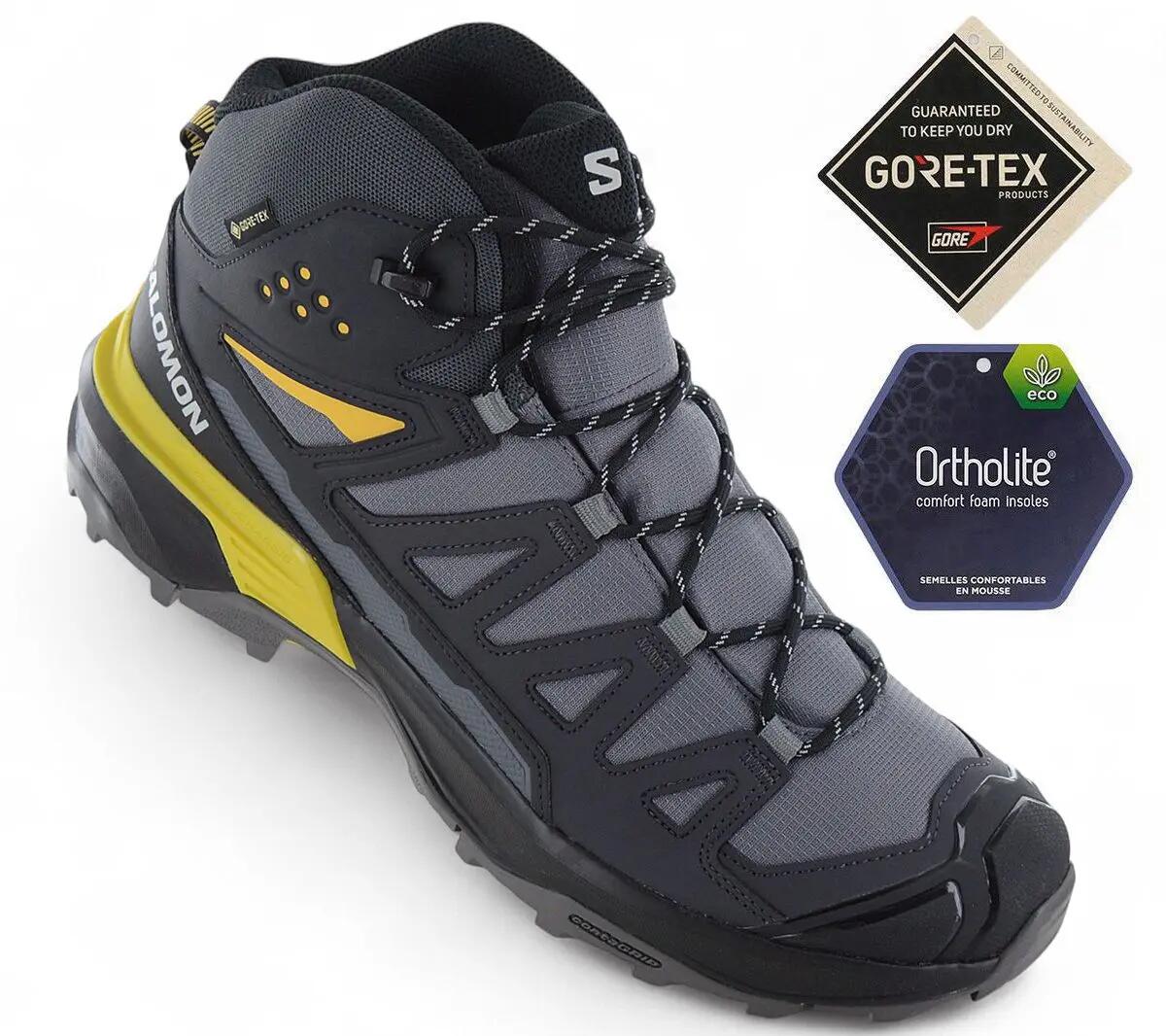 Męskie - Salomon X Ultra 360 Mid Gtx - 477426 - Szary 2/6
