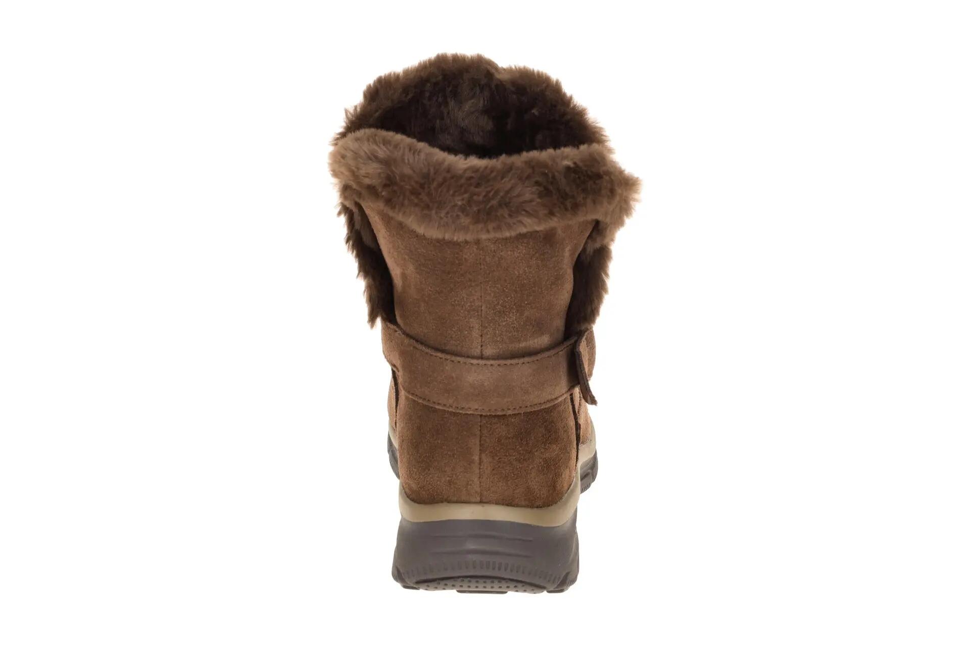 Skechers Easy Going Stiefel dunkelbraun Schlupf Boot 5/7