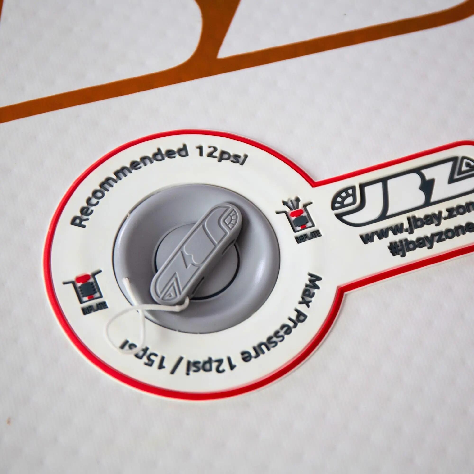Aufblasbares SUP-Board All-Round 10'10'' 76cm breit Komplett-Set, gelb/weiß 5/10
