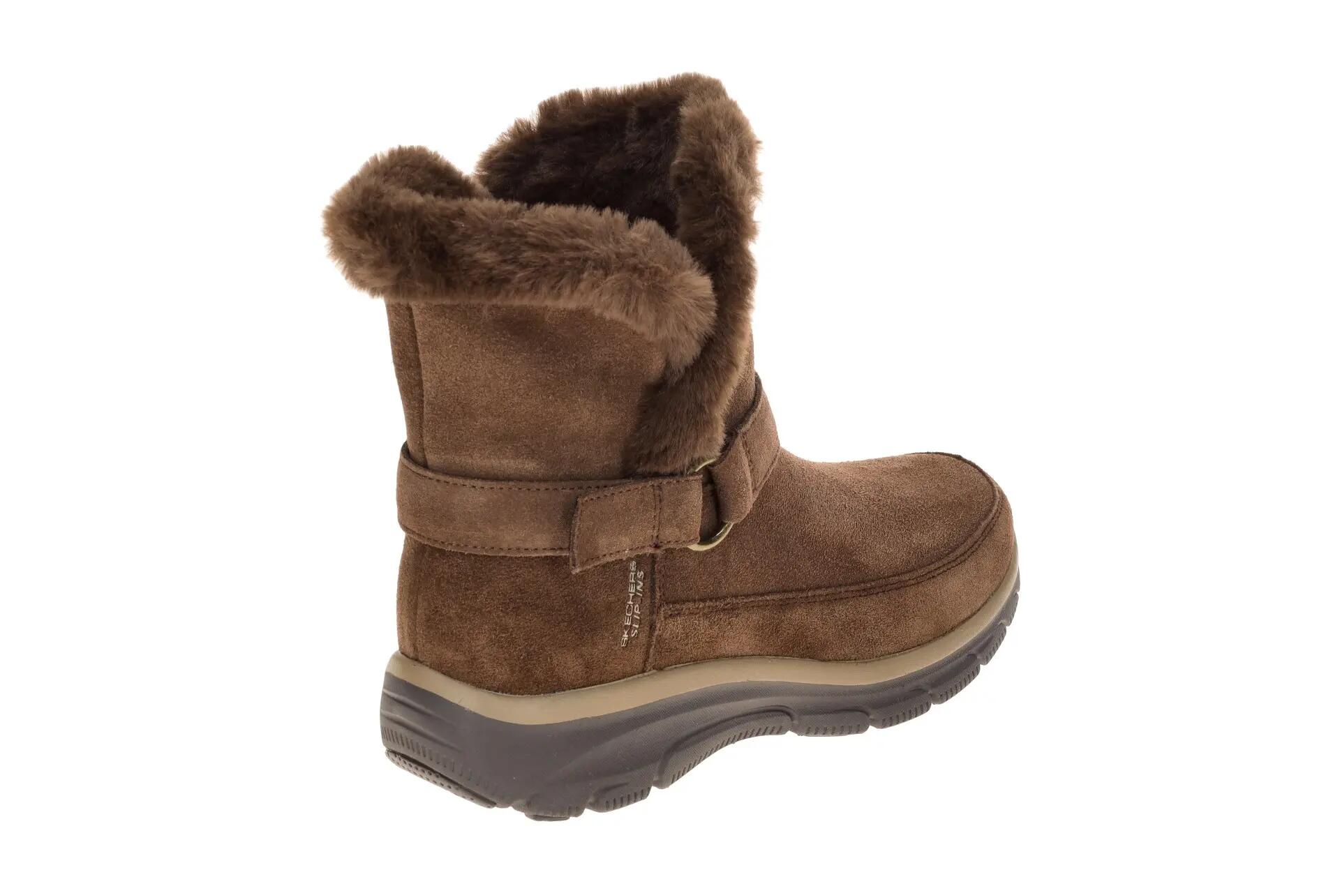 Skechers Easy Going Stiefel dunkelbraun Schlupf Boot 4/7