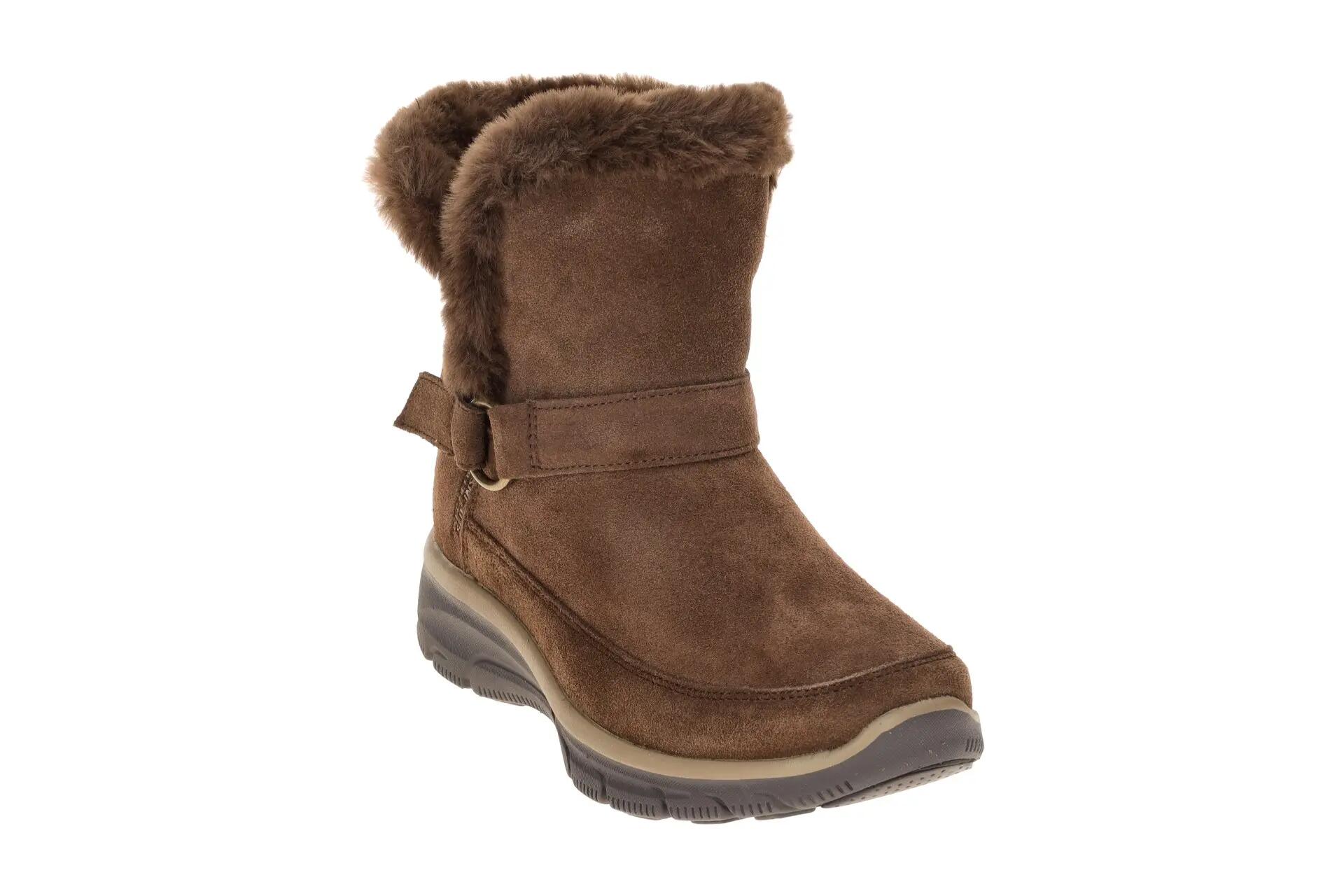 Skechers Easy Going Stiefel dunkelbraun Schlupf Boot 3/7