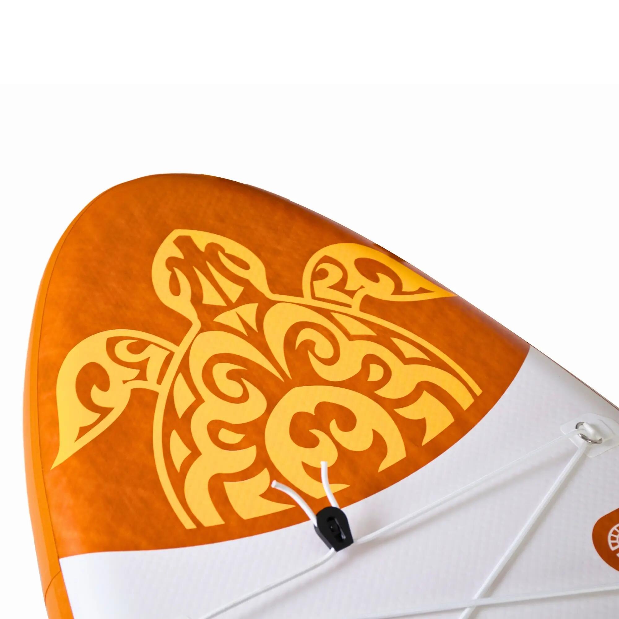 Aufblasbares SUP-Board All-Round 10'10'' 76cm breit Komplett-Set, gelb/weiß 2/10