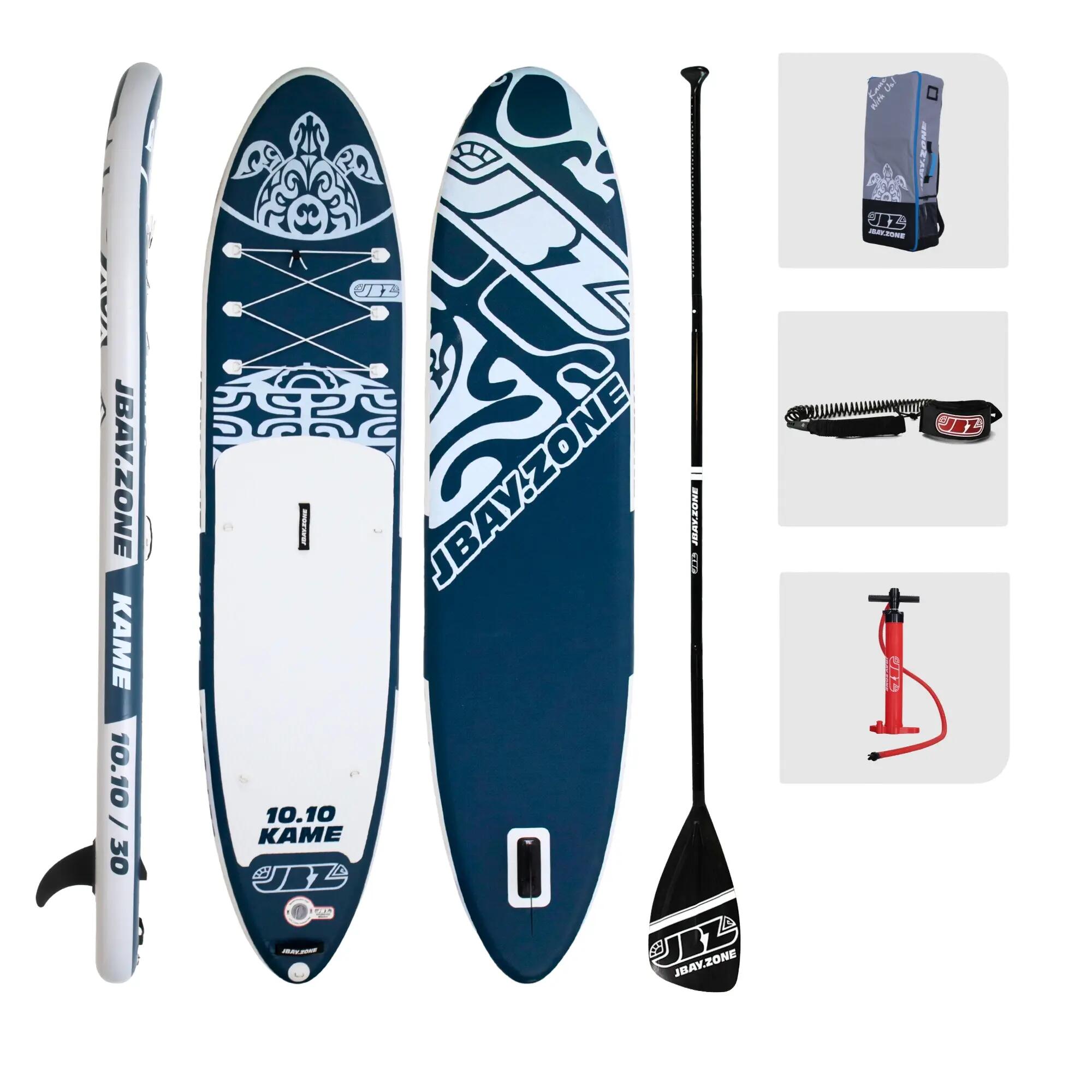 Aufblasbares SUP-Board All-Round 10'10'' 76cm breit Komplett-Set, petrol 11/11