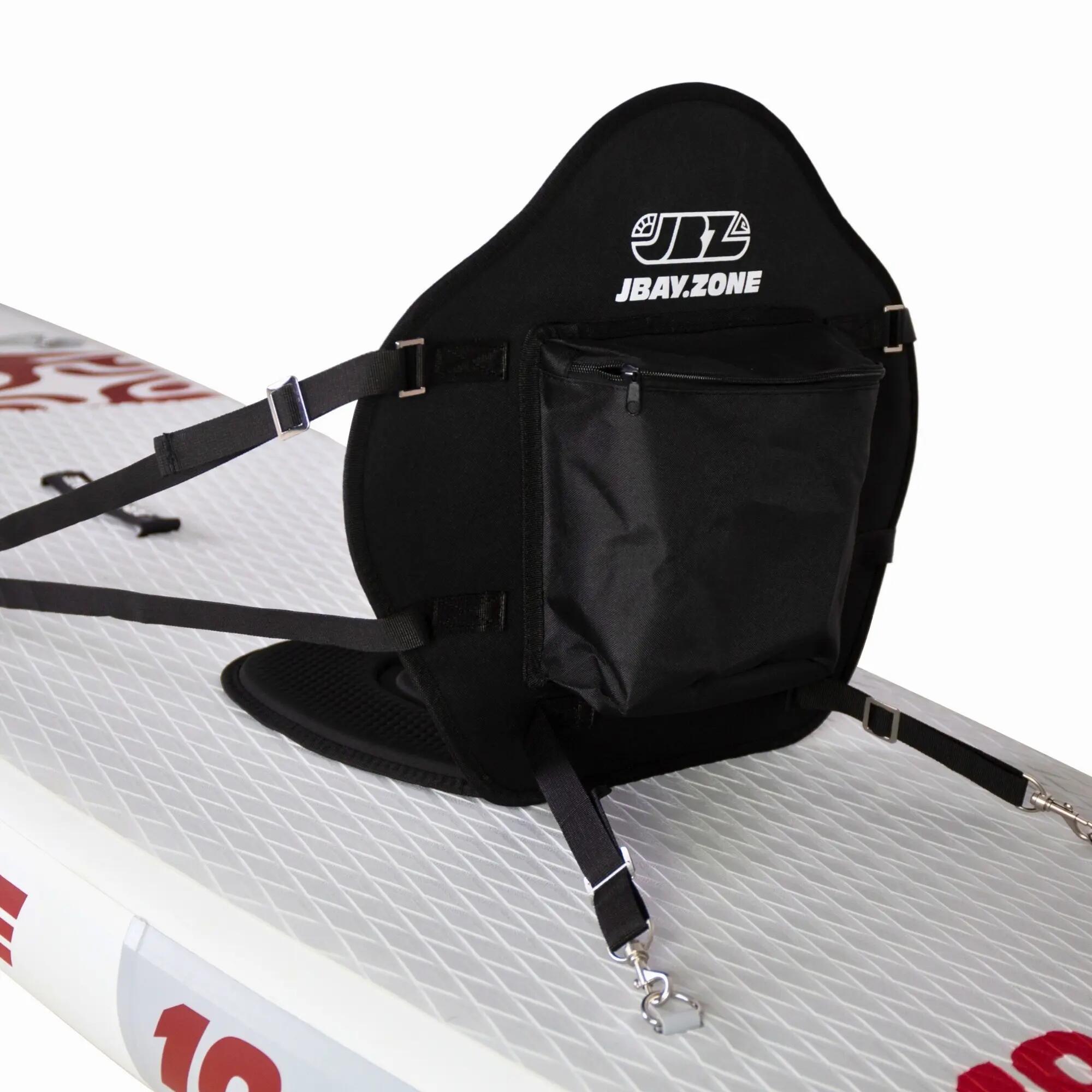 SUP-Board All-Round 10'10'' Komplett-Set mit Kajak-Sitz, weiß/bordeaux 10/13