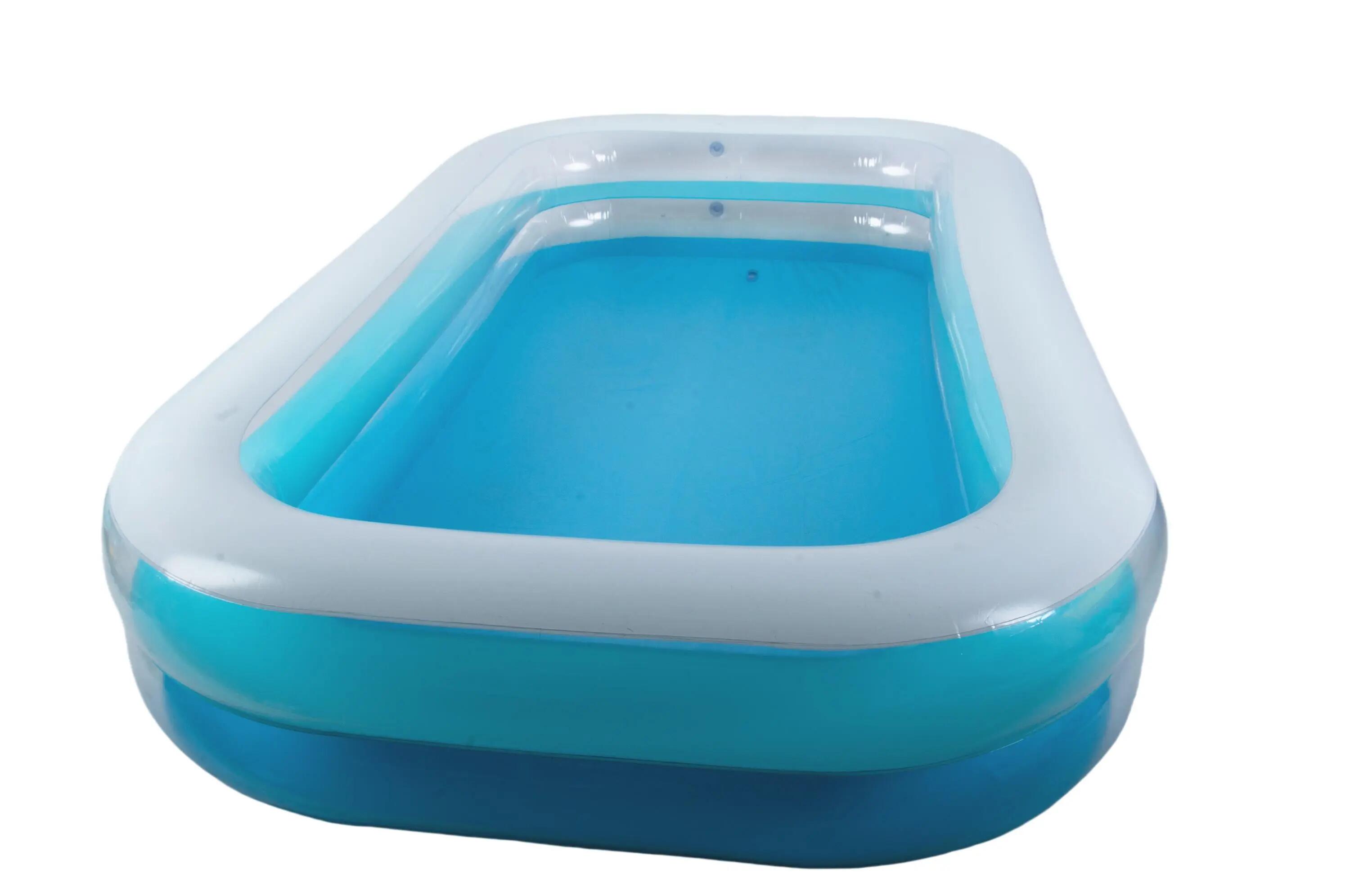 Planschbecken aufblasbar Familienpool rechteckig - 305x183x50cm, 1087 L 5/6