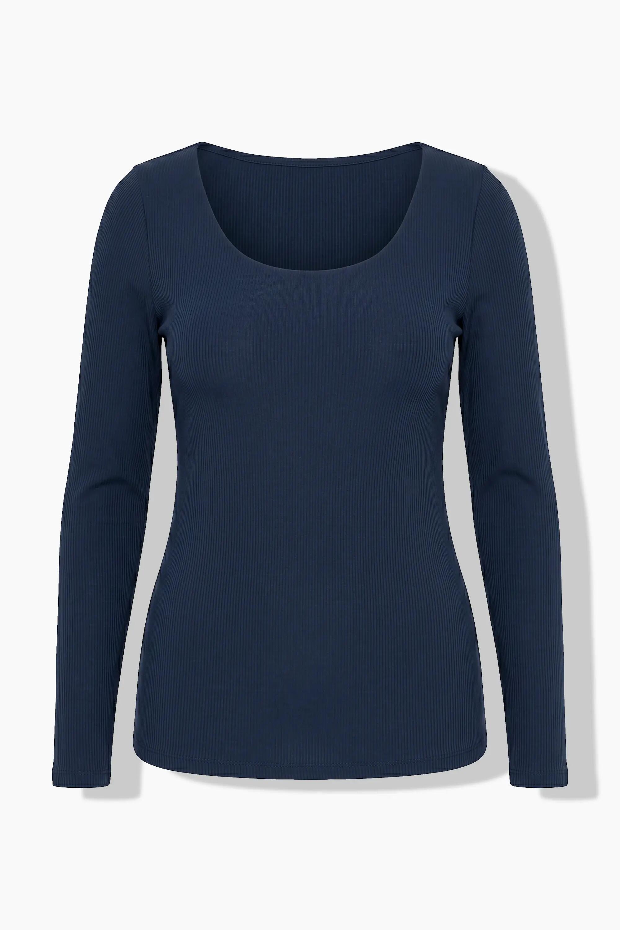 Damen BH-Shirt Slim Rundhals Langarm 6/6