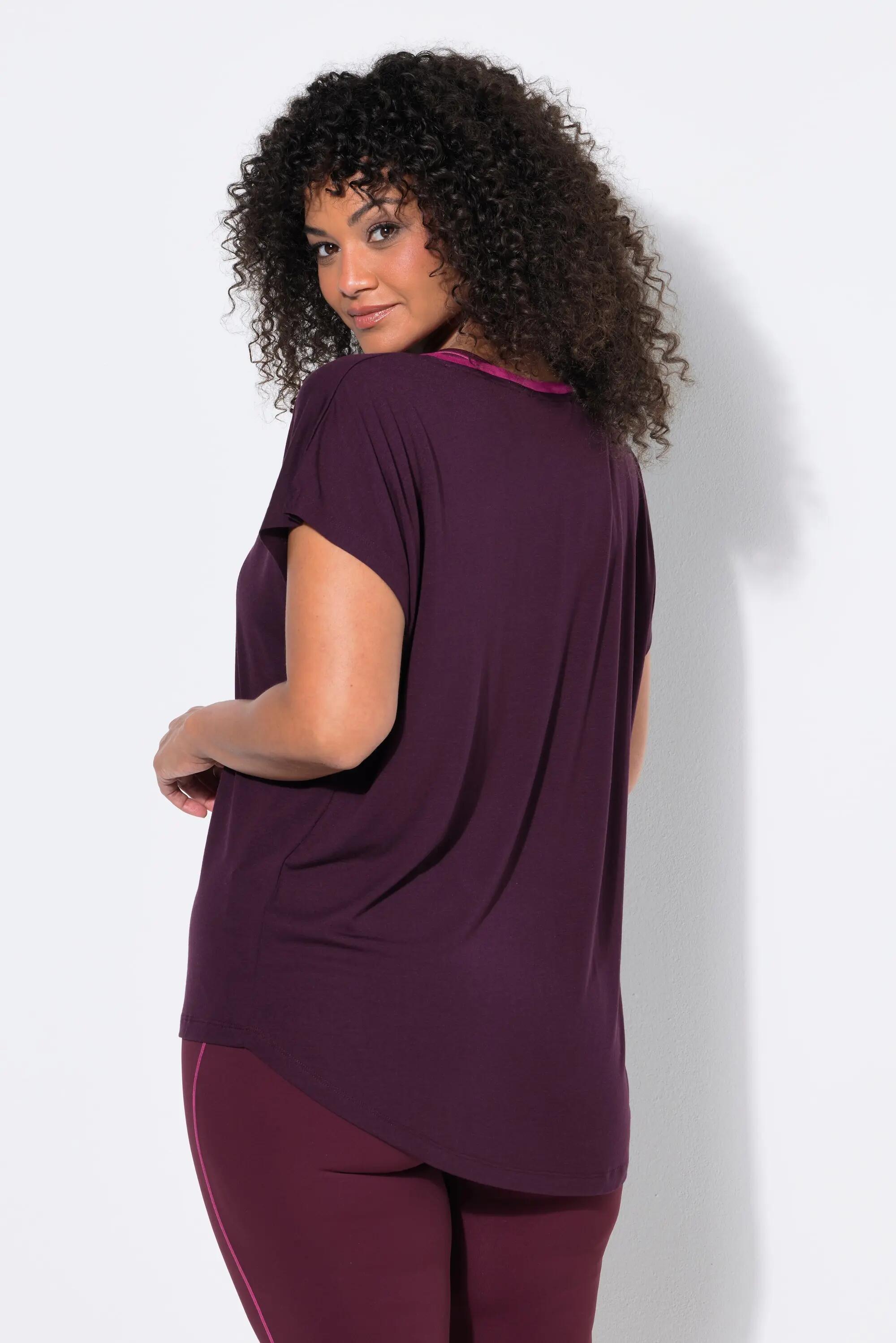 Femme T-shirt oversize décolleté rond et manches courtes 2/9
