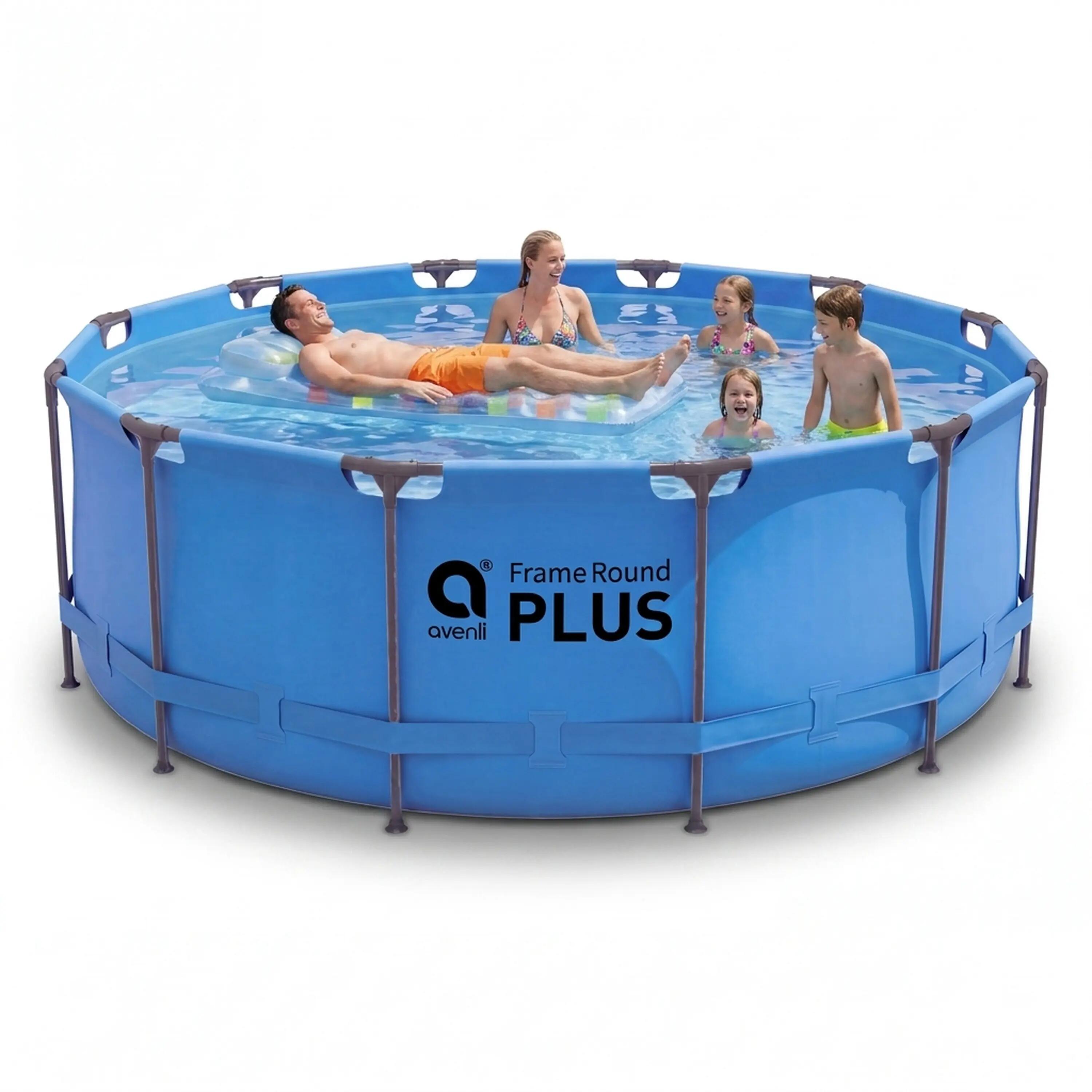 Frame Pool Ersatzpool rund 457x122cm blau ohne Filterpumpe 2/14