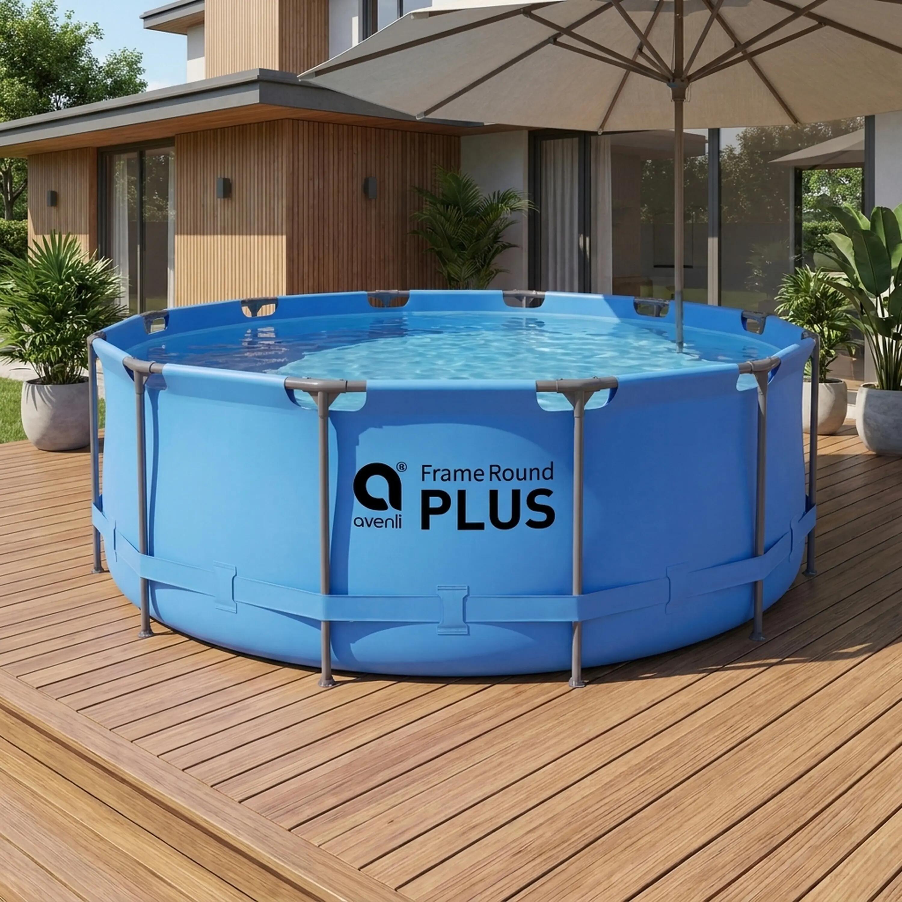 Frame Pool Ersatzpool rund 457x122cm blau ohne Filterpumpe 12/14
