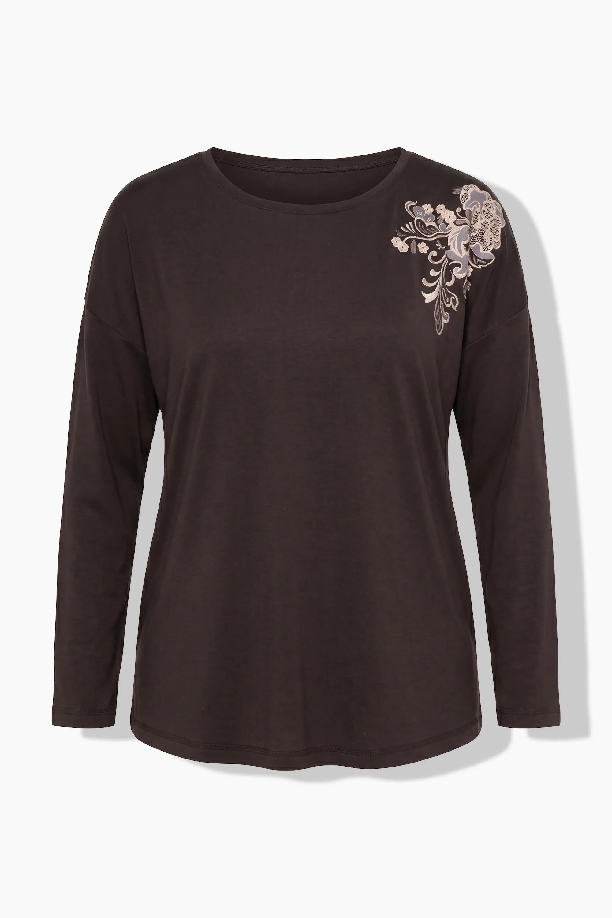 Damen Yoga-Shirt Lagenoptik Rundhals Langarm 6/6