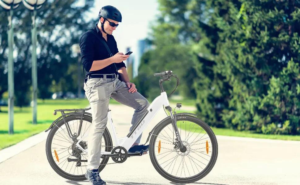 Elektrofahrrad für Erwachsene TTGO HZ-28ST, 250W-Motor, 36V 20Ah-Akku 11/12