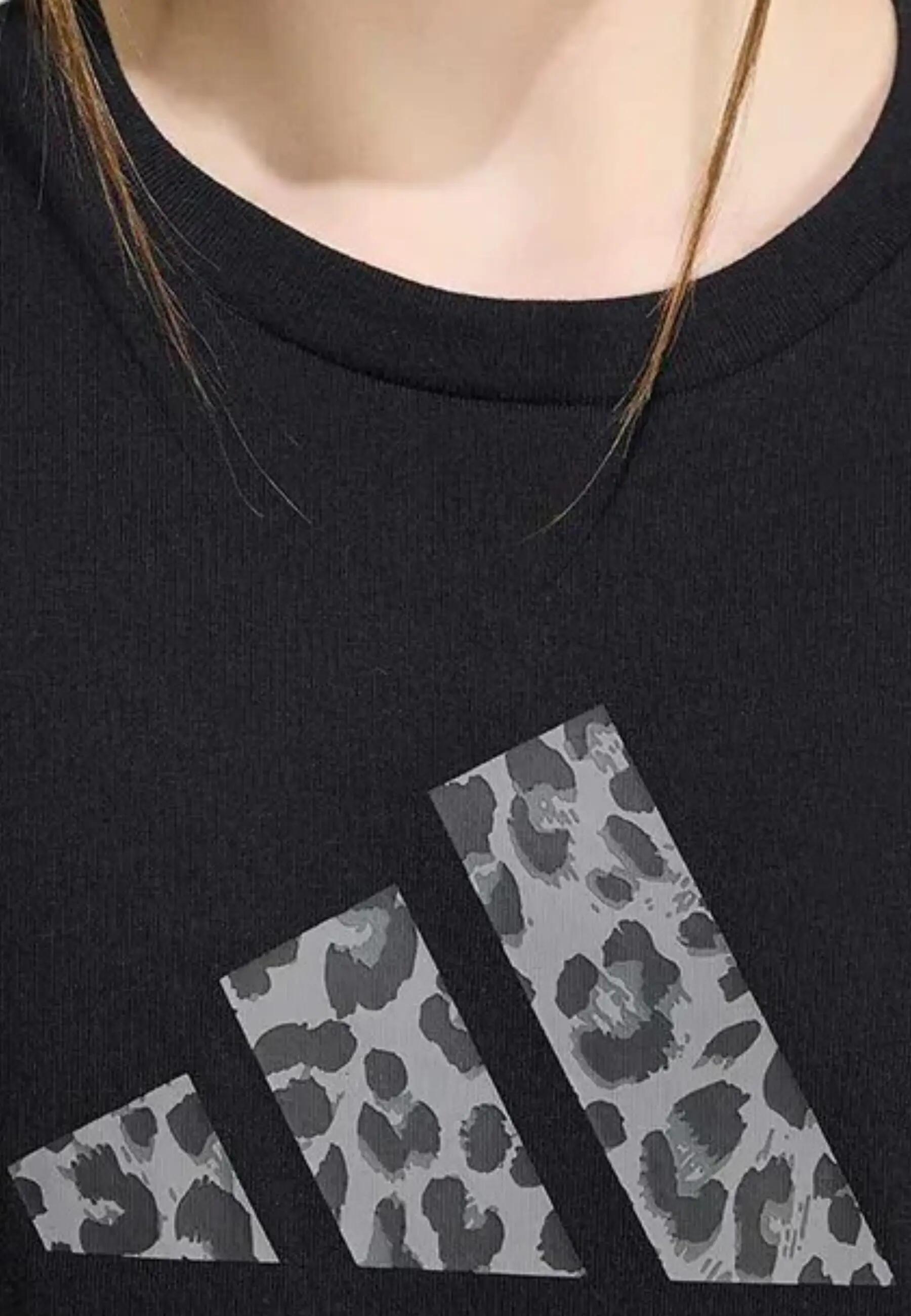 Camiseta com estampado de animal para rapariga adidas Graphic 4/6
