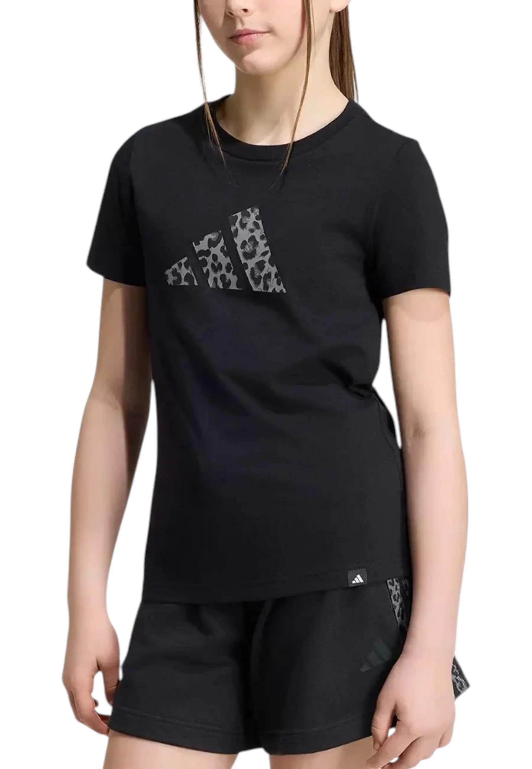 Camiseta com estampado de animal para rapariga adidas Graphic 3/6