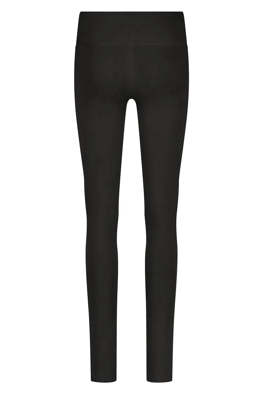 Legging de Yoga et Pilates Bhaktified-taille mi-haute en coton biologique-Noir 7/7