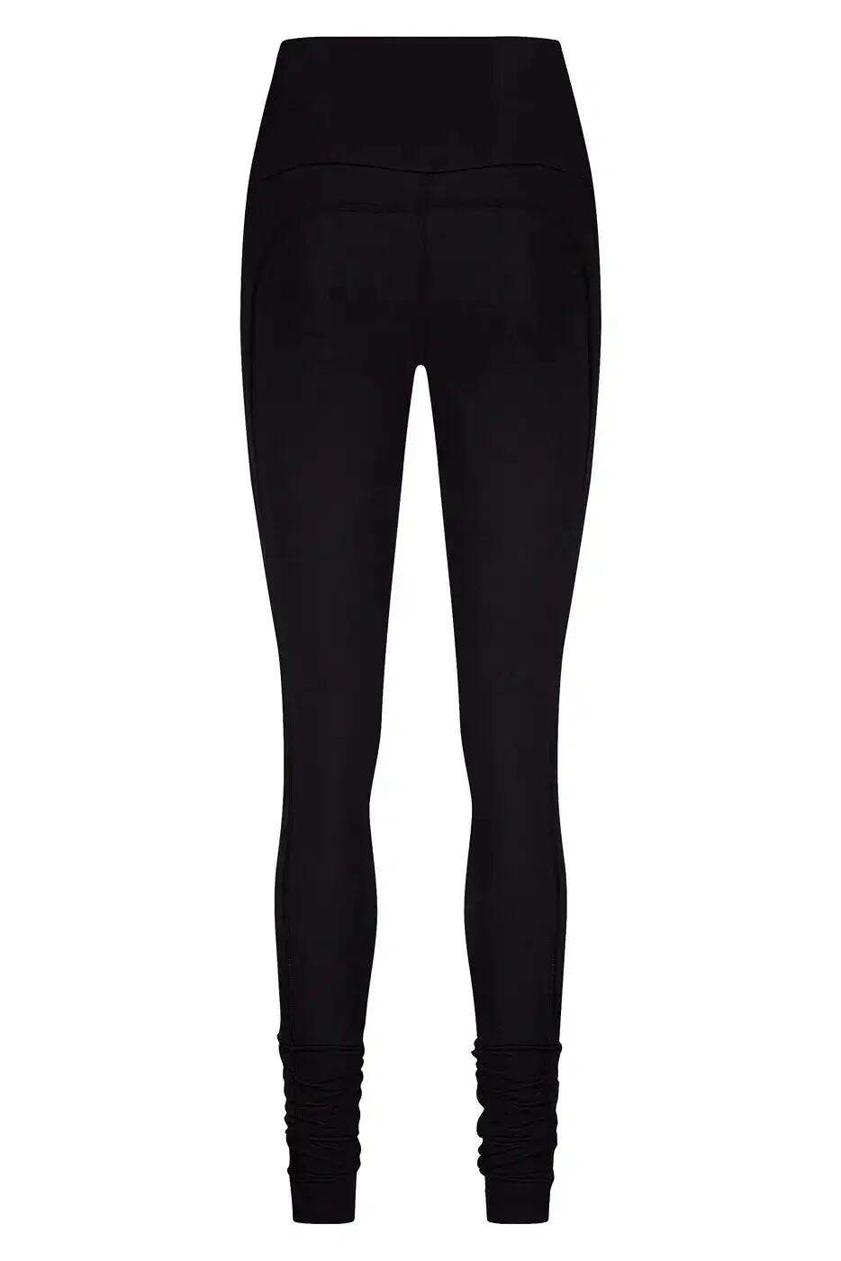 Sati Yoga et Pilates Legging enveloppe -Noir Onyx 7/7