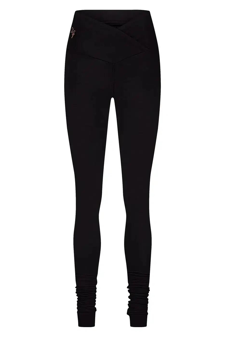 Sati Yoga et Pilates Legging enveloppe -Noir Onyx 6/7