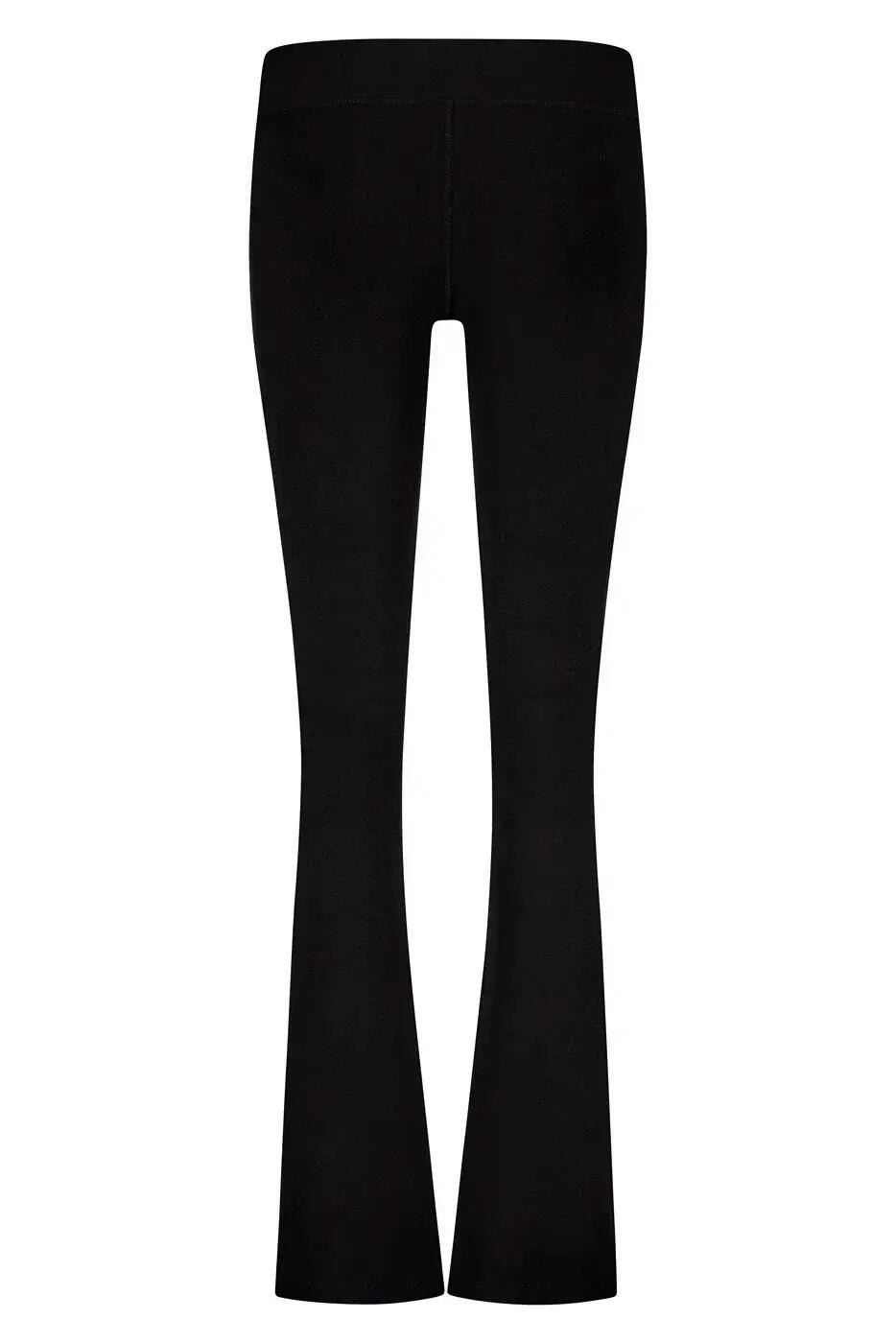 Pantalon de Yoga/Pilates Anandafied avec jambes évasées sur les hanches  - Noir 7/7