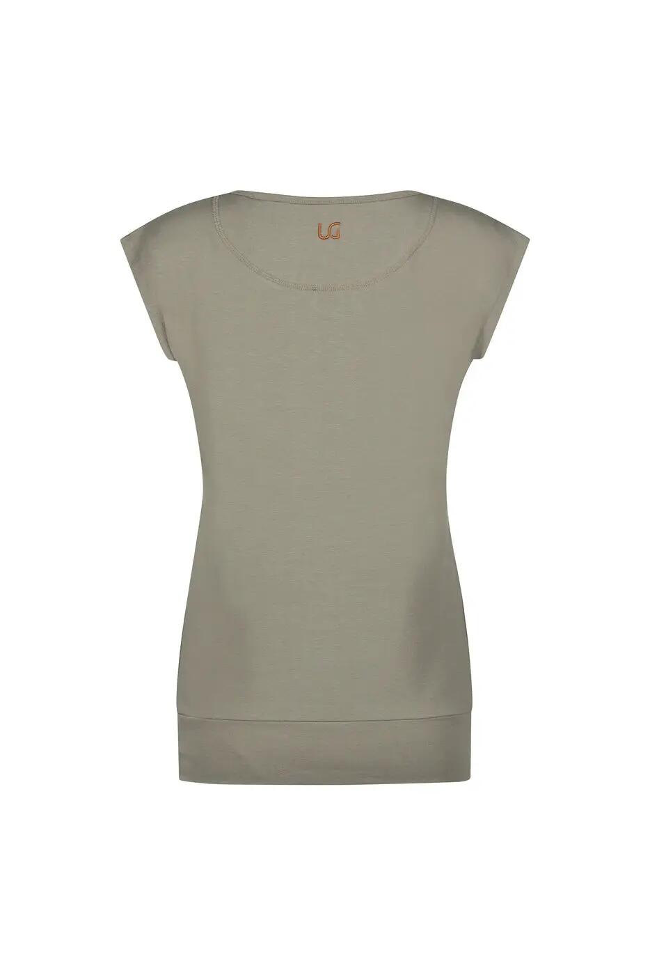 T-shirt de Yoga et Pilates couple ample Asana  - Gris 6/6